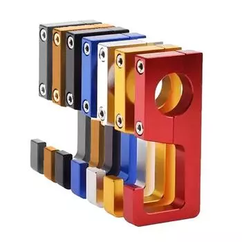 Крючок для руля мотоцикла, многофункциональный крючок, крючок для шлема типа 69, 22 мм, место для хранения, модифицированный крючок для руля из алюминиевого сплава синий