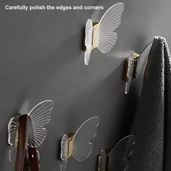 Крючок для шляпы Изысканный, экономящий место акриловый прочный полотенцесушитель Одежда Хозяйственные товары золотистый