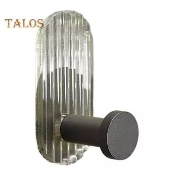 Крючок для сумки, прочная несущая способность, многофункциональный акриловый удобный крючок для одежды без дырокола, принадлежности для ванной комнаты чёрный