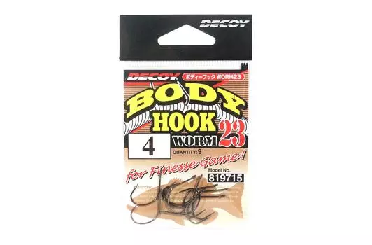 Крючок для тела Decoy Worm 23 для дурацкой оснастки размер 4 (9715)