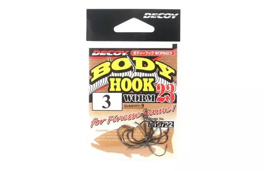 Крючок для тела Decoy Worm 23 для Wacky Rig, размер 3 (9722)