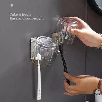 Крючок для ванной комнаты, самоклеящийся настенный держатель для зубных щеток, органайзер, подставка для электрических зубных щеток из нержавеющей стали, многоцелевые крючки серебряный