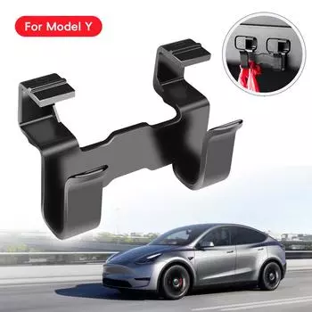 Крючок для заднего багажника автомобиля, кнопка сиденья, держатель для продуктовых сумок, вешалка для зонта, место для хранения для Tesla Model Y 2021-2024 #468956