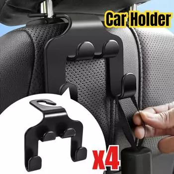 Крючок для заднего сиденья автомобиля, подвесное хранилище, держатель для мобильного телефона, подставка для ленивого заднего сиденья, кронштейн для подголовника телефона для всех телефонов 1pcs