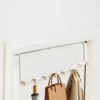 Крючок для задней двери, настенный органайзер, крючок для подвешивания с вешалкой для одежды, для ванной комнаты, ремень, 5 Hooks