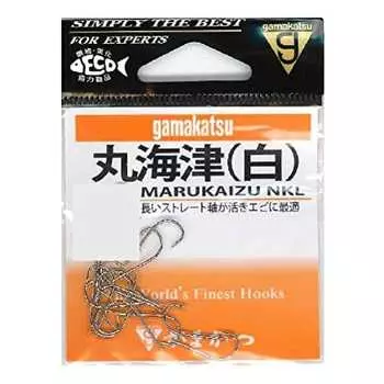 Крючок Gamakatsu Marukaizu Белый Нет. 17 Рыболовный крючок