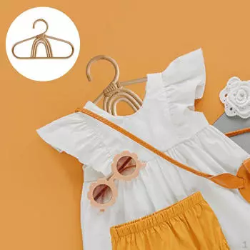 Крючок из ротанга, крючки для одежды, органайзер для детской одежды, вешалка для шапок, подвесная для шкафа для спальни Sun