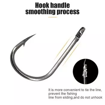 Крючок из высокоуглеродистой стали с зазубринами, защищающий от падения, рыболовные принадлежности, набор крючков, рыболовные снасти, рыболовные инструменты для активного отдыха, аксессуары