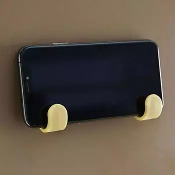 Крючок J-типа, бытовой, не оставляющий следов, простой крючок без перфорации, крючок для пальто, скандинавский стиль, многофункциональный, модный, настенный, для ванной комнаты, ручная работа Yellow