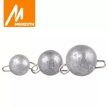 Крючок MEREDITH с отягчающими обстоятельствами 2 г, 4 г, 6 г, 8 г, 10 г, 12 г, 14 г, 16 г, 18 г, джиг-головка, глубокая вода, вес пули, мягкие приманки, рыболовные снасти 2g 10Pcs