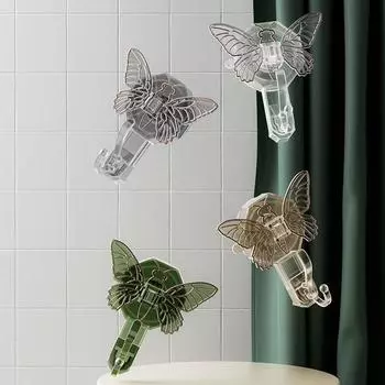 Крючок на присоске для душа Крючки для полотенец Стеклянные вешалки Держатель плитки Многоцелевой золотой