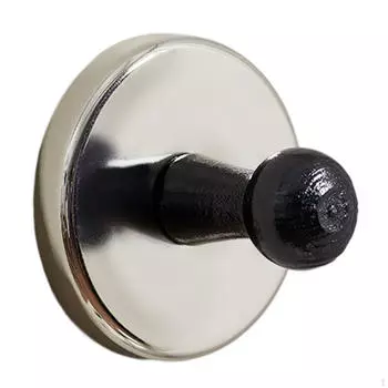 Крючок на присоске Настенная вешалка для ванной Стильная деревянная вешалка для верхней одежды для прихожей для стеклянного окна Argent