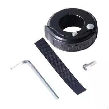 Крючок на руль велосипеда, зажим 20–24 мм, универсальная сумка для хранения вешалки чёрный