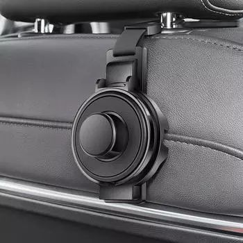 Крючок на заднее сиденье автомобиля, органайзер на заднем сиденье, держатель для чашки, складное многофункциональное крепление для телефона чёрный