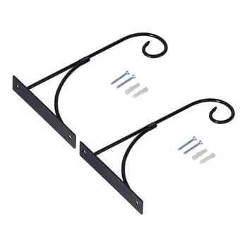 Крючок настенный кронштейн в европейском стиле из кованого железа ветряной фонарь цветочный горшок подставка для цветов настенное крепление