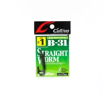 Крючок Owner B-31, прямой, размер 1 (0197)