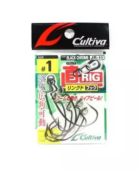 Крючок Owner JR-11 Jika Rig с кольцом, размер 1 (7897)