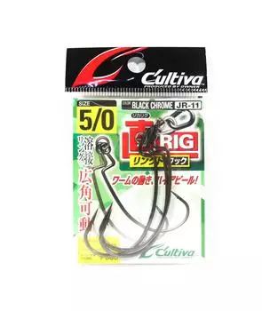Крючок Owner JR-11 Jika Rig с кольцом-червяком, размер 5/0 (7927)