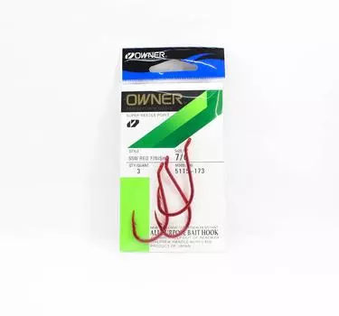 Крючок Owner SSW, размер 7/0, красный (1050)