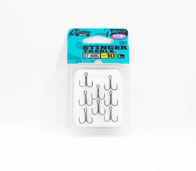 Крючок Owner ST-36 BC тройной, черный, размер 10 (8492)