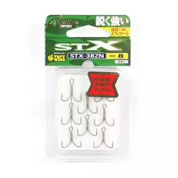 Крючок Owner STX-38 Stinger Treble Extra Treble, размер 8 (6802)