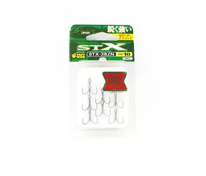 Крючок Owner STX-38 Stinger Treble Extra Treble, размер 10 (6796)