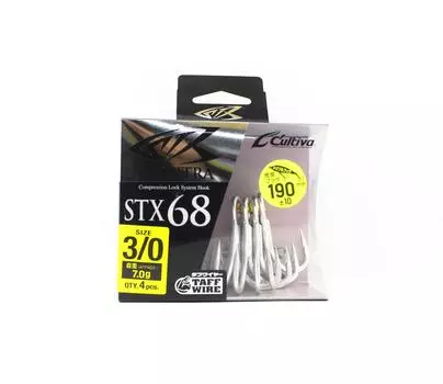 Крючок Owner STX-68 Stinger Treble Extra Treble, размер 3/0 (9864)