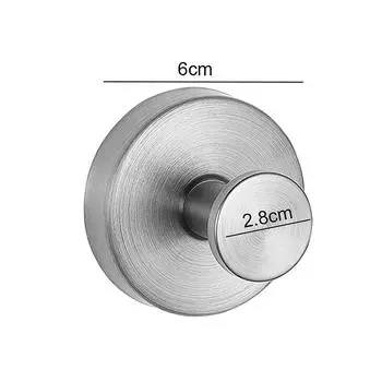 Крючок с присоской из нержавеющей стали, водонепроницаемый, настенный, без проколов, для кухни, ванной, настенная вешалка для полотенец и одежды