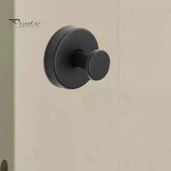 Крючок с присоской, прочный, выдерживающий нагрузку, устойчивый к ржавчине, простой в установке, не требует сверления, крючок для хранения полотенец в ванной и душе чёрный