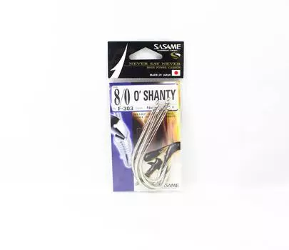 Крючок Sasame F-303 O Shanty с прямым хвостовиком 8/0 (4507)