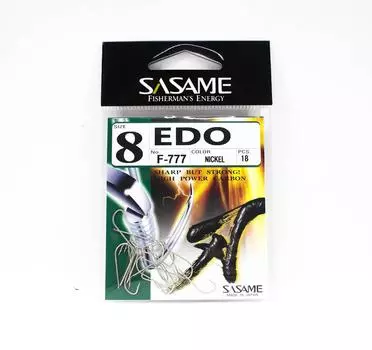 Крючок Sasame F-777 Edo, размер 8 (0166)