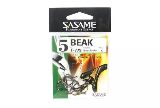 Крючок Sasame F-779 Beak Suicide со смещением, размер 5 (3670)