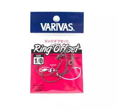 Крючок со смещением кольца Varivas размер 1/0 (2964)
