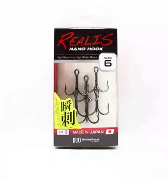 Крючок тройной Duo Realis Nano, размер 6, 6 шт./упаковка (1751 г.)