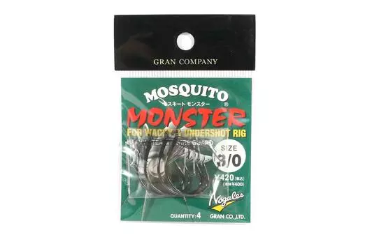 Крючок Varivas Mosquito Wacky Worm Class Monster Class, размер 3/0 (4144)