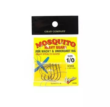 Крючок Varivas Mosquito Wacky Worm Hook Heavy Guard, размер 1/0 (4106)