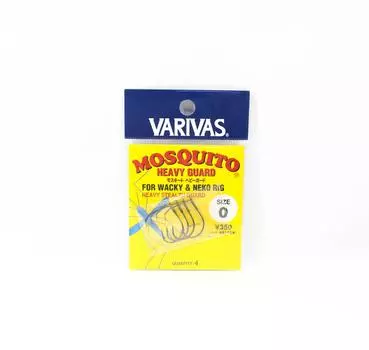Крючок Varivas Mosquito Wacky Worm Hook Heavy Guard, размер 0 (4090)