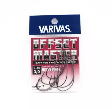 Крючок Varivas Offset Master Hook Heavy Class, размер 3/0 (2711)