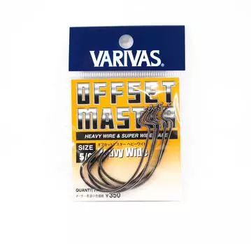 Крючок Varivas Offset Master, тяжелый, широкий, размер 5/0 (2865)