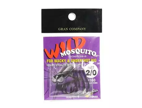 Крючок Varivas Wild Mosquito Wacky Worm Hook Heavy Guard, размер 2/0 (8189)