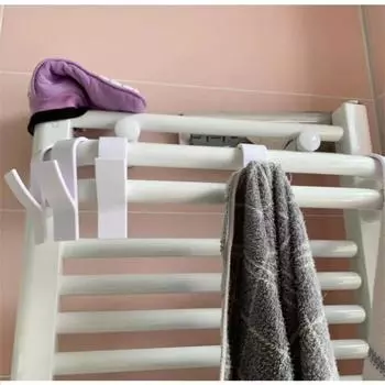 Крючок Вешалки для белой одежды Подогреваемые полотенца Крючки для подвешивания Прозрачная полка Кухонные принадлежности Радиатор Ванная Кухня Гаджеты Хранение вещей XL