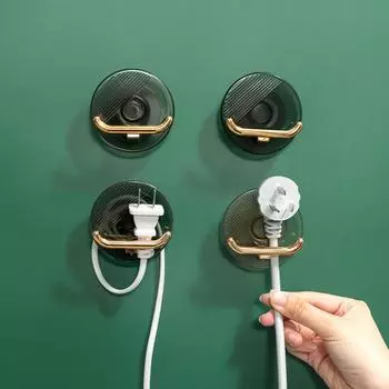 Крючок-вилка, прочная клейкая полоска без дырокола, фиксатор мощности, многофункциональный кухонный настенный крючок 4.5*7cm серый