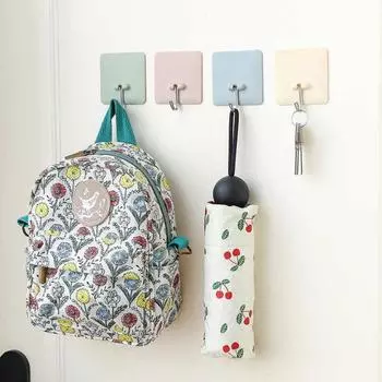 Крючок за дверью, кухонный крючок для хранения, полка для хранения, настенная вешалка для одежды, клейкий настенный крючок, настенный крючок, подвесные крючки, вешалка для одежды