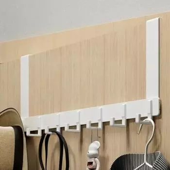 Крючок за дверью, настенная вешалка для одежды, полка для хранения, не требующая пробивки отверстий, крючки для задней стенки двери, стеллажи для хранения из углеродистой стали