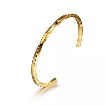 Круг C, чтобы скрутить европейскую и американскую легкую роскошь, модный холодный ветер, мужские и женские браслеты