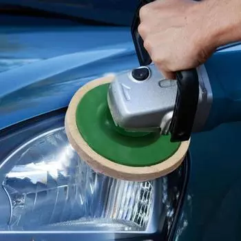 Круг для полировки шерсти для угловой шлифовальной машины, 4 дюйма, круглый круг для полировки шерсти, 10 шт., эффективный круг для полировки шерсти для угловой шлифовальной машины, для лодок