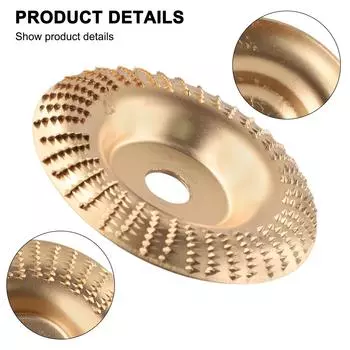 Круг для шлифования дерева Угловая шлифовальная машина Диск для шлифования Дуга Плоский конический диск Абразивный инструмент Формовка отверстий Шлифование Резьба Вращающийся инструмент