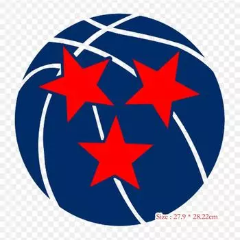 Круг Теннесси, термопереносная печать, виниловые нашивки, наклейки для одежды, аппликации «сделай сам», моющиеся нашивки