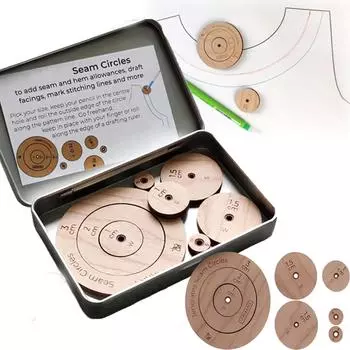 Круги для швов, круги для швов Jenerates, шаблон для квилтинга из дерева, инструменты для самостоятельного шитья, шаблоны для квилтинга и шаблоны