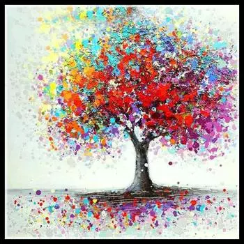 Круглая Алмазная картина «сделай сам», вышивка крестиком, ремесленная мозаика, алмазная вышивка, пейзаж, животные, мозаика со стразами, подарочные украшения для дома Full Round 20x20CM